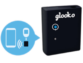 Imagen: El dispositivo bluetooth Glooko MeterSync Blue (Fotografía cortesía de Glooko).