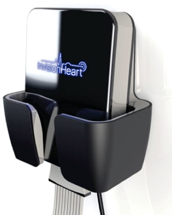 Imagen: El dispositivo de InvisionHeart para ECG de 12 derivaciones (Fotografía cortesía de InvisionHeart).