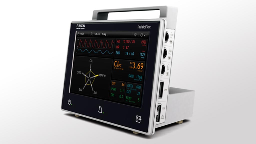 Imagen: El diseño del Maquet PulsioFlex es una plataforma flexible para la monitorización hemodinámica, adaptable a las necesidades individuales de los pacientes (Fotografía cortesía de Getinge).