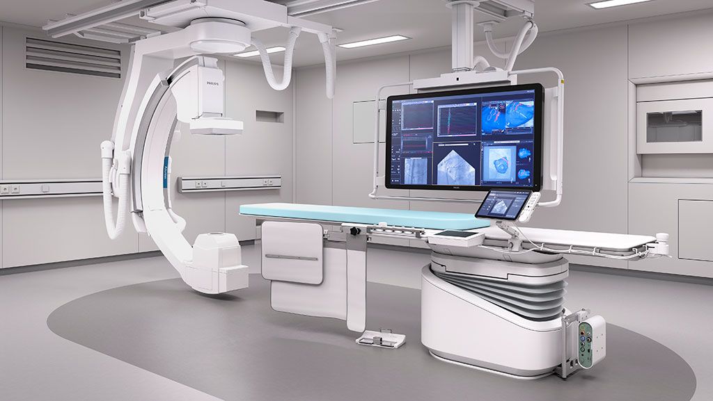 Imagen: El sistema de terapia guiada por imágenes, Azurion 5 (Fotografía cortesía de Philips)
