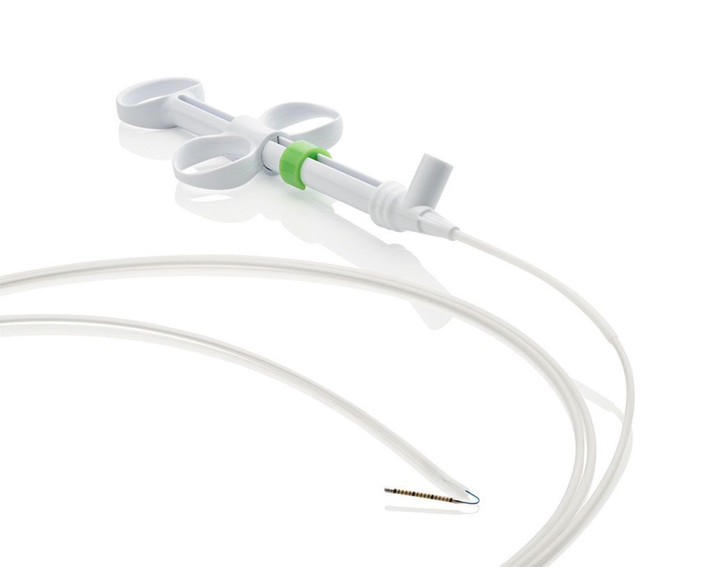 Imagen: El dispositivo Napoleón para la medición endoscópica (Fotografía cortesía de Micro-Tech Endoscopy)