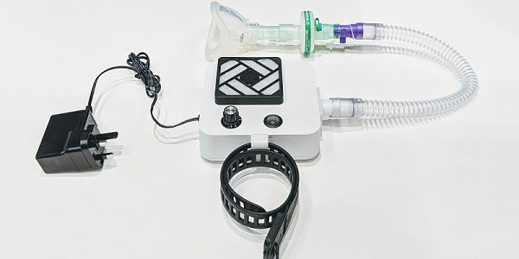 Imagen: Dispositivo respiratorio de bajo costo y fácil de usar para ayudar a hacer frente al incremento en los casos de COVID-19 en entornos de atención médica con menos recursos (Fotografía cortesía de la Universidad de Leeds)