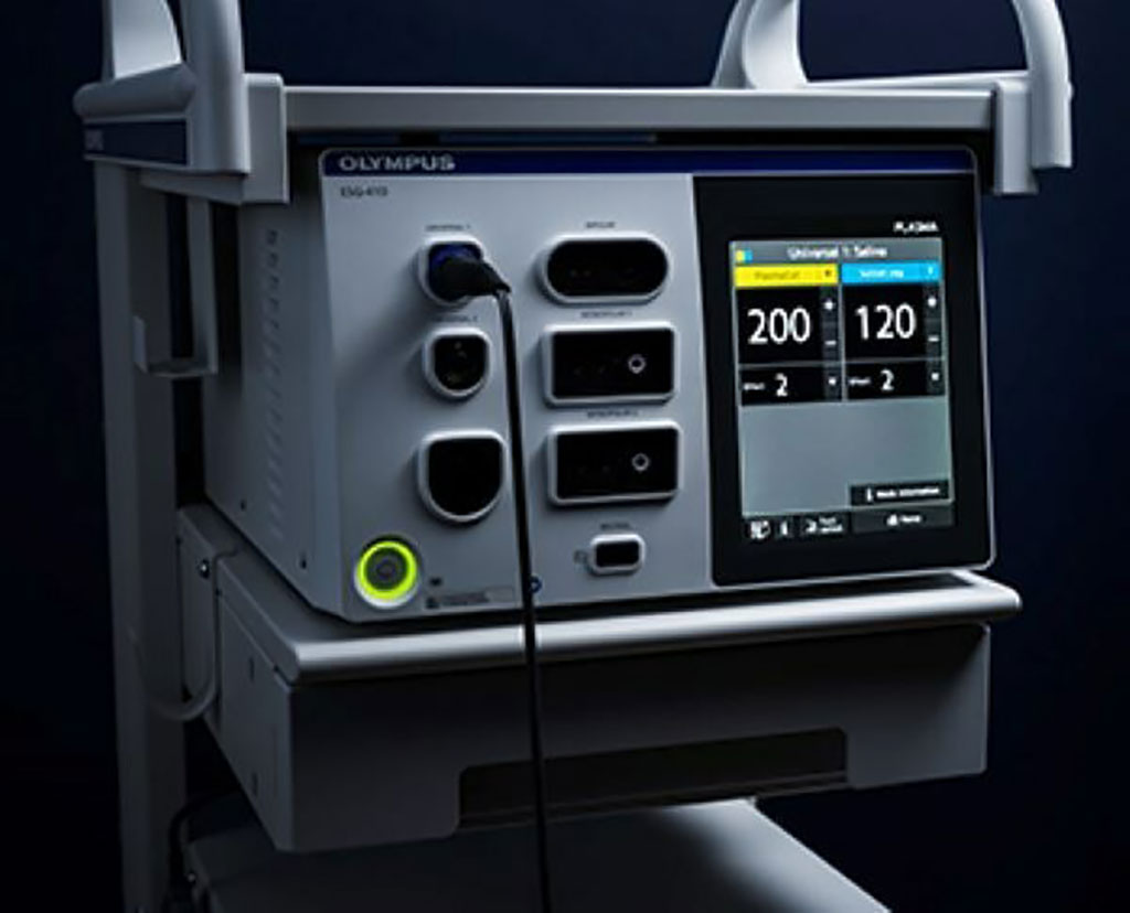 Imagen: El generador electroquirúrgico de próxima generación ESG-410 (Fotografía cortesía de Olympus)
