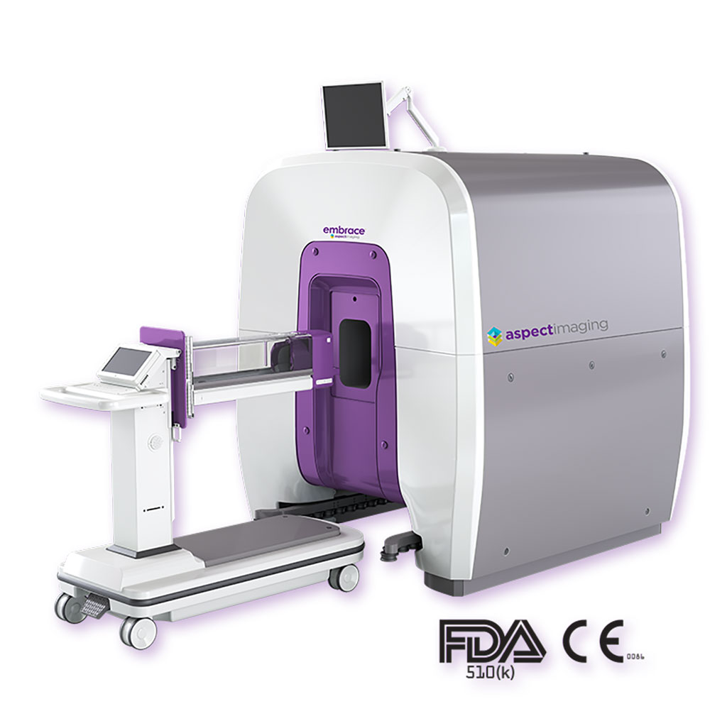 Imagen: Embrace es el primer sistema de resonancia magnética neonatal dedicado aprobado por la FDA 510 (k) y con marca CE (Fotografía cortesía deAspect Imaging) Imagen: Embrace es el primer sistema de resonancia magnética neonatal dedicado aprobado por la FDA 510 (k) y con marca CE (Fotografía cortesía deAspect Imaging)