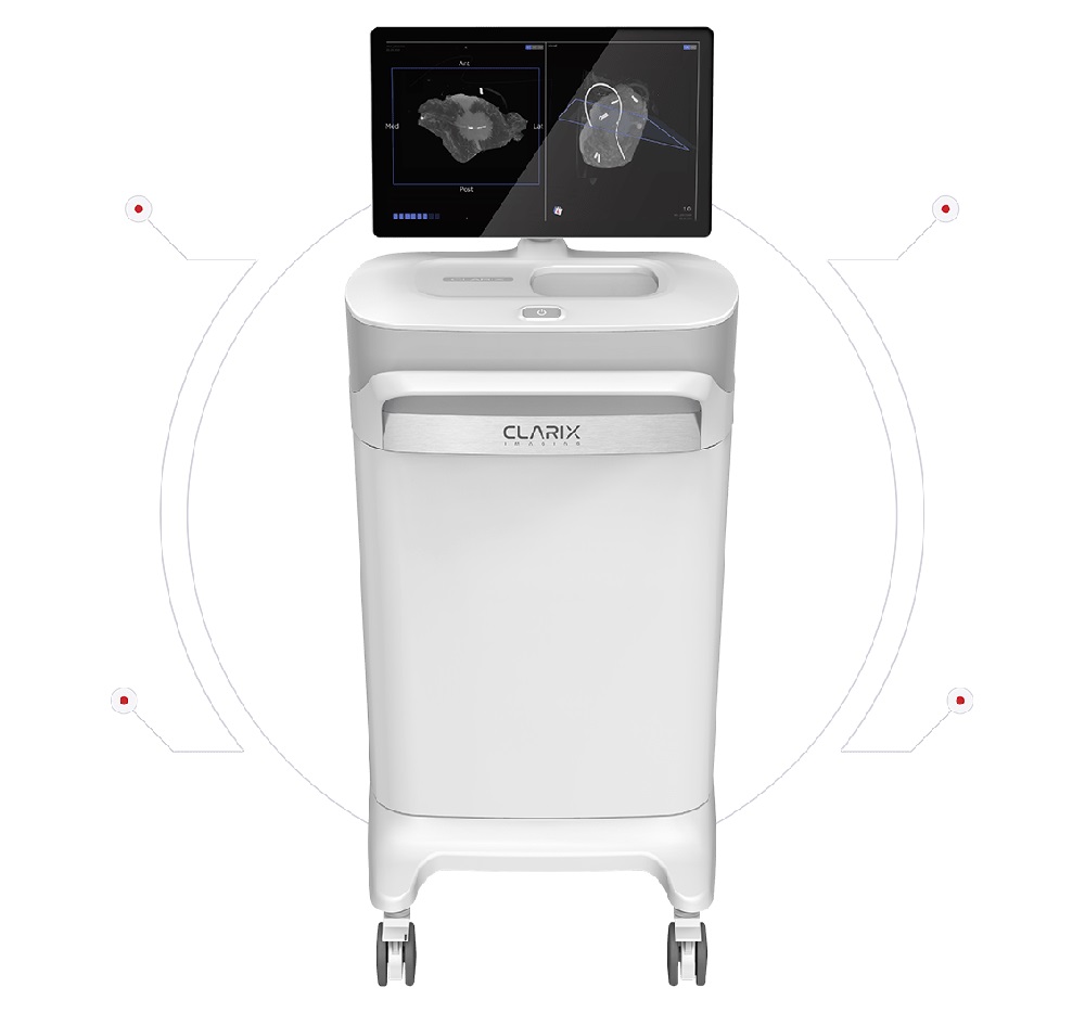 Imagen: La imagen de muestras 3D de alta resolución proporciona información quirúrgica detallada en tiempo real (Fotografía cortesía de Clarix Imaging)