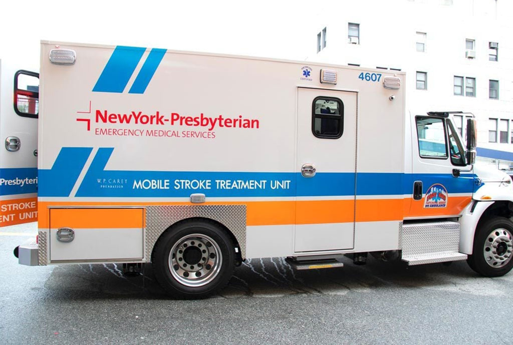 Imagen: Las unidades móviles de accidente cerebrovascular llevan la sala de emergencias al paciente (Fotografía cortesía de NewYork-Presbyterian)