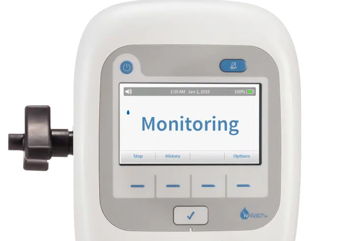 Imagen: ivWatch es el inventor y fabricante de la única tecnología de monitoreo continuo del sitio intravenoso aprobaa por la FDA y con marca CE (Fotografía cortesía de ivWatch)