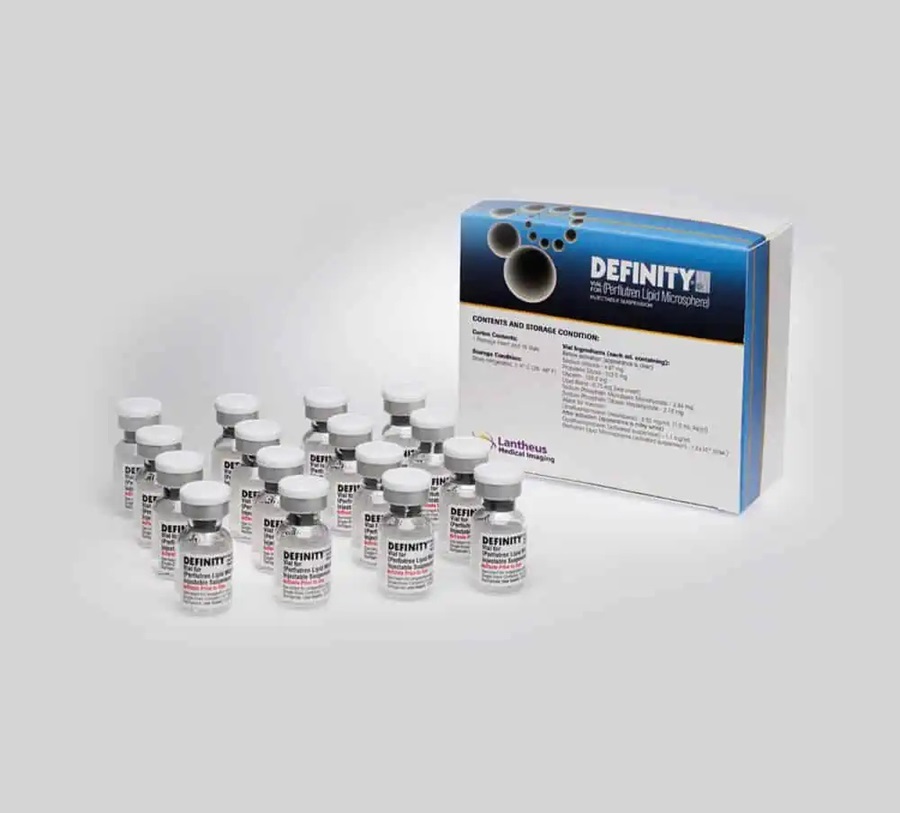 Imagen: El agente potenciador de ultrasonido DEFINITY ha recibido la aprobación de la FDA para pacientes pediátricos (foto cortesía de Lantheus) Imagen: El agente potenciador de ultrasonido DEFINITY ha recibido la aprobación de la FDA para pacientes pediátricos (foto cortesía de Lantheus)