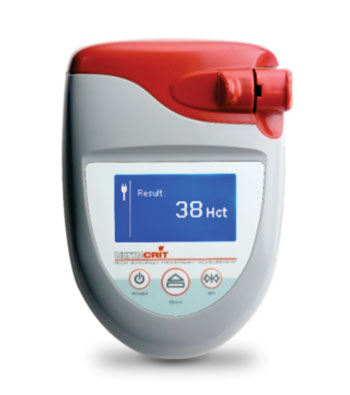 Imagen: UltraCrit de STI, aprobado por la FDA, es el primer y único dispositivo de análisis de hematocritos/hemoglobina que utiliza tecnología de ultrasonido (Fotografía cortesía de EKF Diagnostics / Separation Technology).