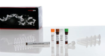 Imagen: El kit de cuantificación RoboGene HDV ARN 2.0 es el primer kit certificado CE-IVD, para la cuantificación diagnóstica del ARN del virus de la hepatitis delta (VHD). Permite la realización de pruebas moleculares para los pacientes positivos de hepatitis-B, que también están infectadas con el VHD (Fotografía cortesía de Analytik Jena).