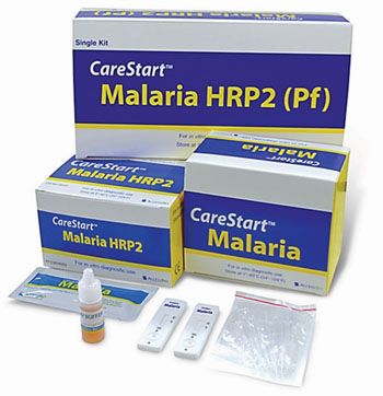 Imagen: La prueba de diagnóstico rápido combo CareStart Malaria pLDH/HRP2 (Fotografía cortesía de Access Bio).
