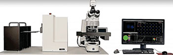Imagen: El sistema de escaneo Metafer Vslide conectado a un microscopio Zeiss (Fotografía cortesía de MetaSystems).