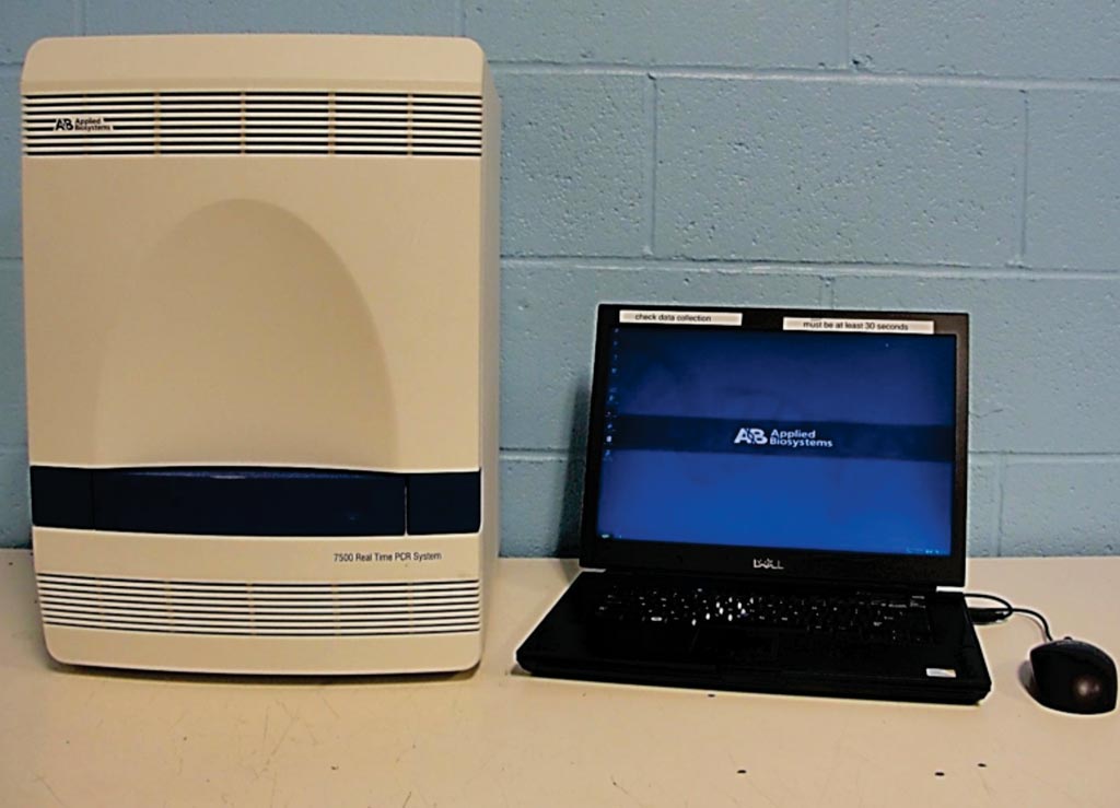 Imagen: El instrumento para PCR en tiempo real, ABI 7500 Fast Dx (Fotografía cortesía de Applied Biosystems).