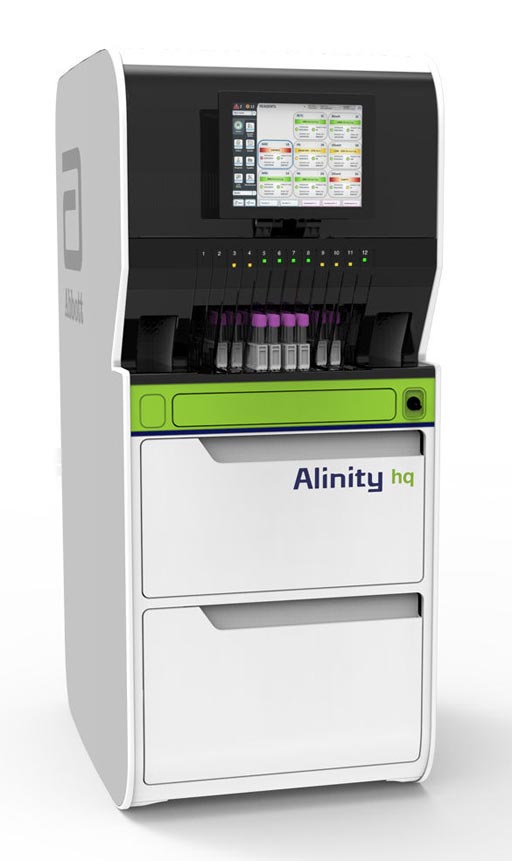 Imagen: El analizador de hematología Alinity de próxima generación (Fotografía cortesía de Abbott Diagnostics).