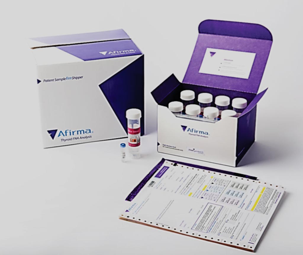 Imagen: El kit Clasificador de la expresión génica, Afirma, para el análisis de la tiroides con BACAF, reduce los costos del tratamiento quirúrgico para el cáncer de tiroides (Fotografía cortesía de Veracyte).