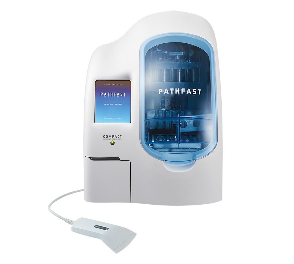 Imagen: El sistema PATHFAST combina la exactitud de un analizador de laboratorio a gran escala con la flexibilidad de una solución móvil (Fotografía cortesía de LSI Medience Corporation)