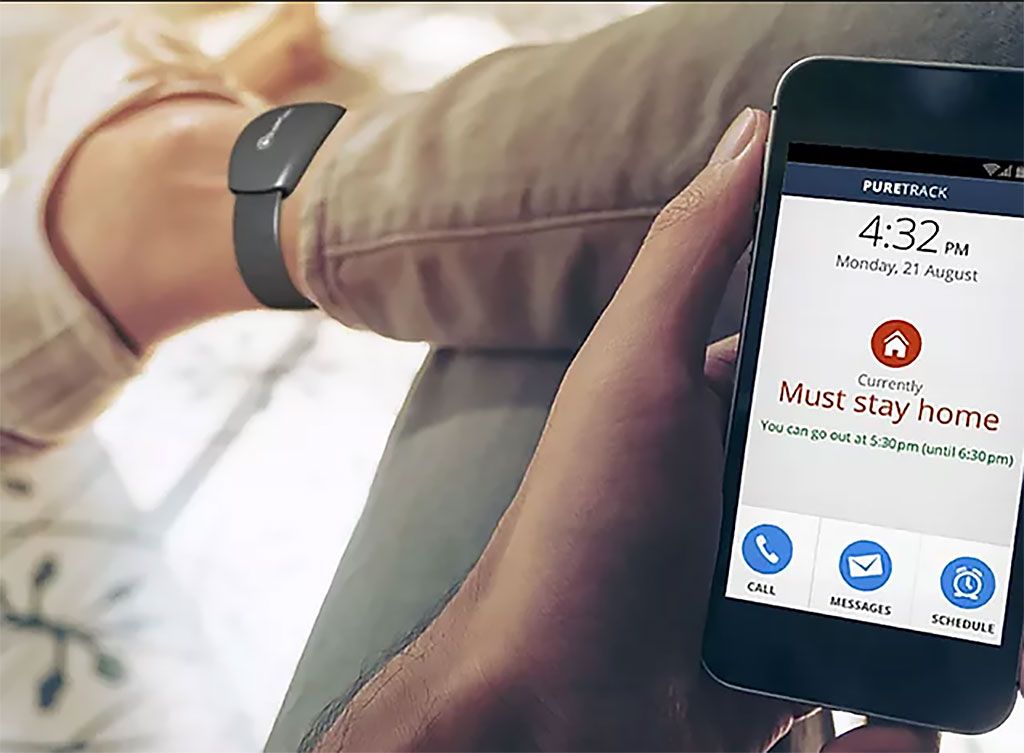 Imagen: Las tobilleras con Bluetooth y una aplicación patentada pueden monitorizar a los pacientes con COVID-19 (Fotografía cortesía de Supercom)