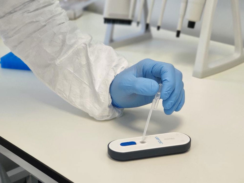 Imagen: La Veros SARS-CoV-2 de Sense (Fotografía cortesía de Sense Biodetection Limited)