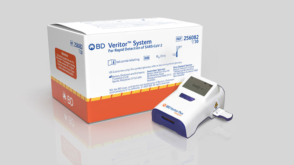 Imagen: El análisis BD Veritor Plus System para la detección rápida del SARS-CoV-2 (Fotografía cortesía de Becton, Dickinson and Company)
