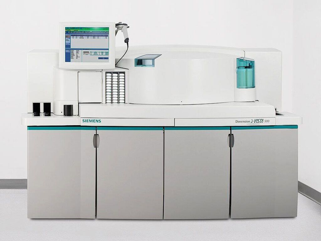 Imagen: El Sistema Inteligente de Laboratorio Dimension Vista 500 (Fotografía cortesía de Siemens Healthineers).