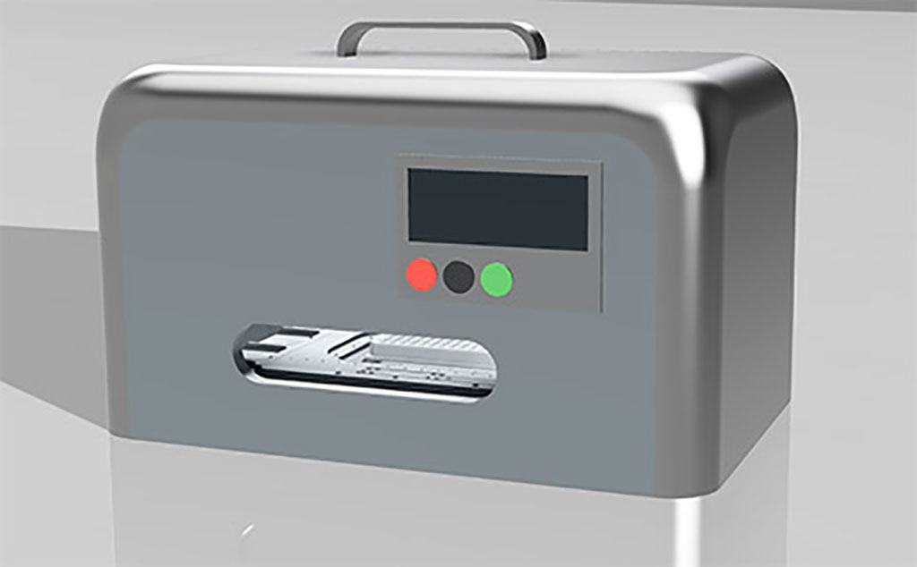 Imagen: Prototipo del nuevo instrumento de espectroscopía para detectar la infección en la fibrosis quística (Fotografía cortesía de la Universidad de Southampton)