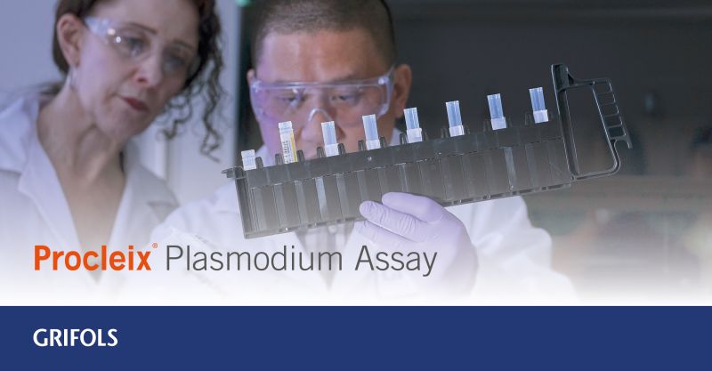 Imagen: El análisis Procleix Plasmodium es la primera prueba de ácido nucleico para la detección de malaria en sangre en recibir la marca CE (Fotografía cortesía de Grifols)