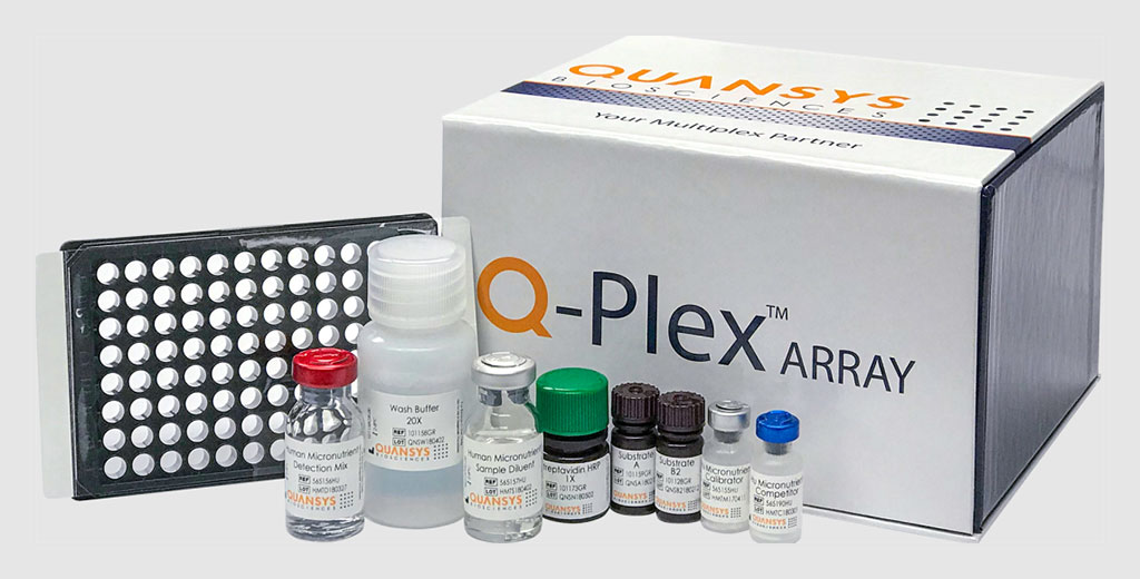 Imagen: El Q-Plex Human Malaria Array (5-plex) es un ensayo quimioluminiscente robusto y totalmente cuantitativo para la vigilancia concurrente de cuatro biomarcadores de malaria (Fotografía cortesía de Quansys Biosciences)
