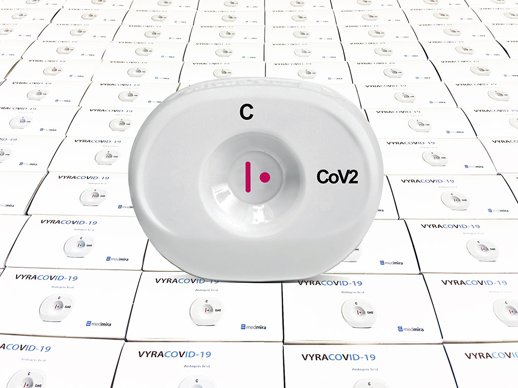 Imagen: VYRA, la prueba de antígeno SARS-CoV-2 más rápida disponible, recibió la marca CE (Fotografía cortesía de MedMira)