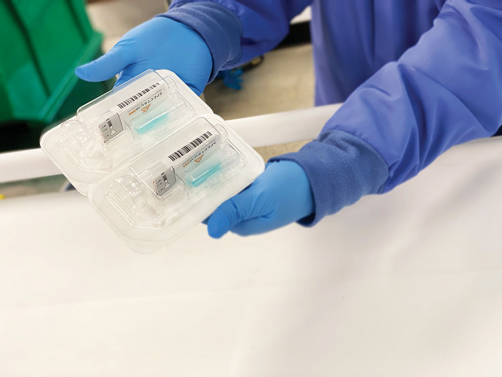 Imagen: El dispositivo de recolección de saliva SDNA ha recibido la autorización 510 (k) Clase II de la FDA como dispositivo médico (Fotografía cortesía de Spectrum Solutions)