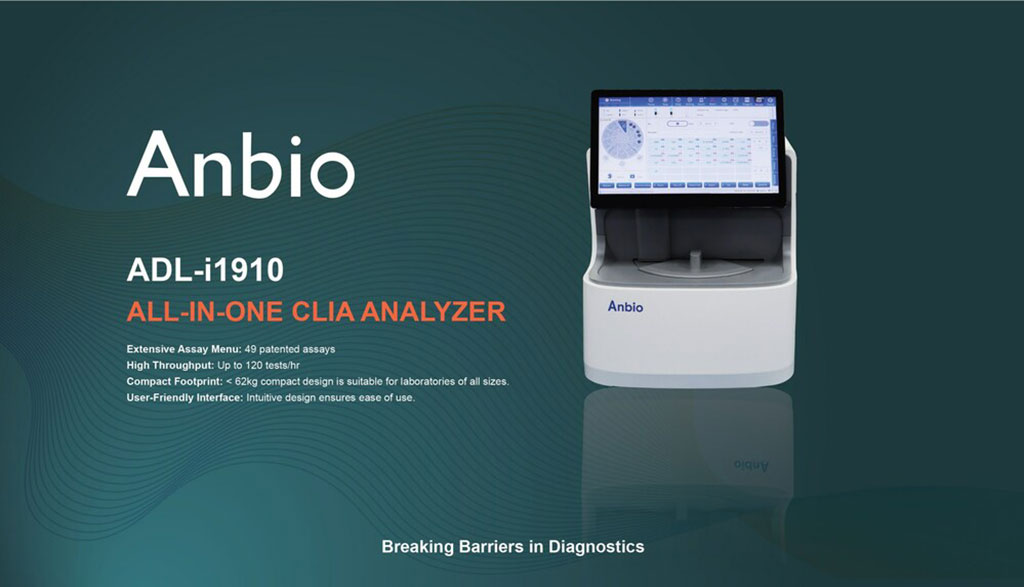 Imagen: El analizador CLIA ADL i1910 está diseñado para pruebas clínicas integrales (Fotografía cortesía de Anbio)