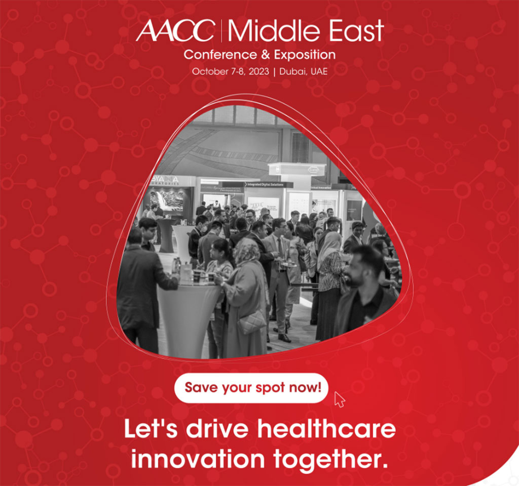 Imagen: AACC Middle East es una conferencia de dos días que ofrece lo último en medicina de laboratorio a la región de Medio Oriente (Fotografía cortesía de ADLM)