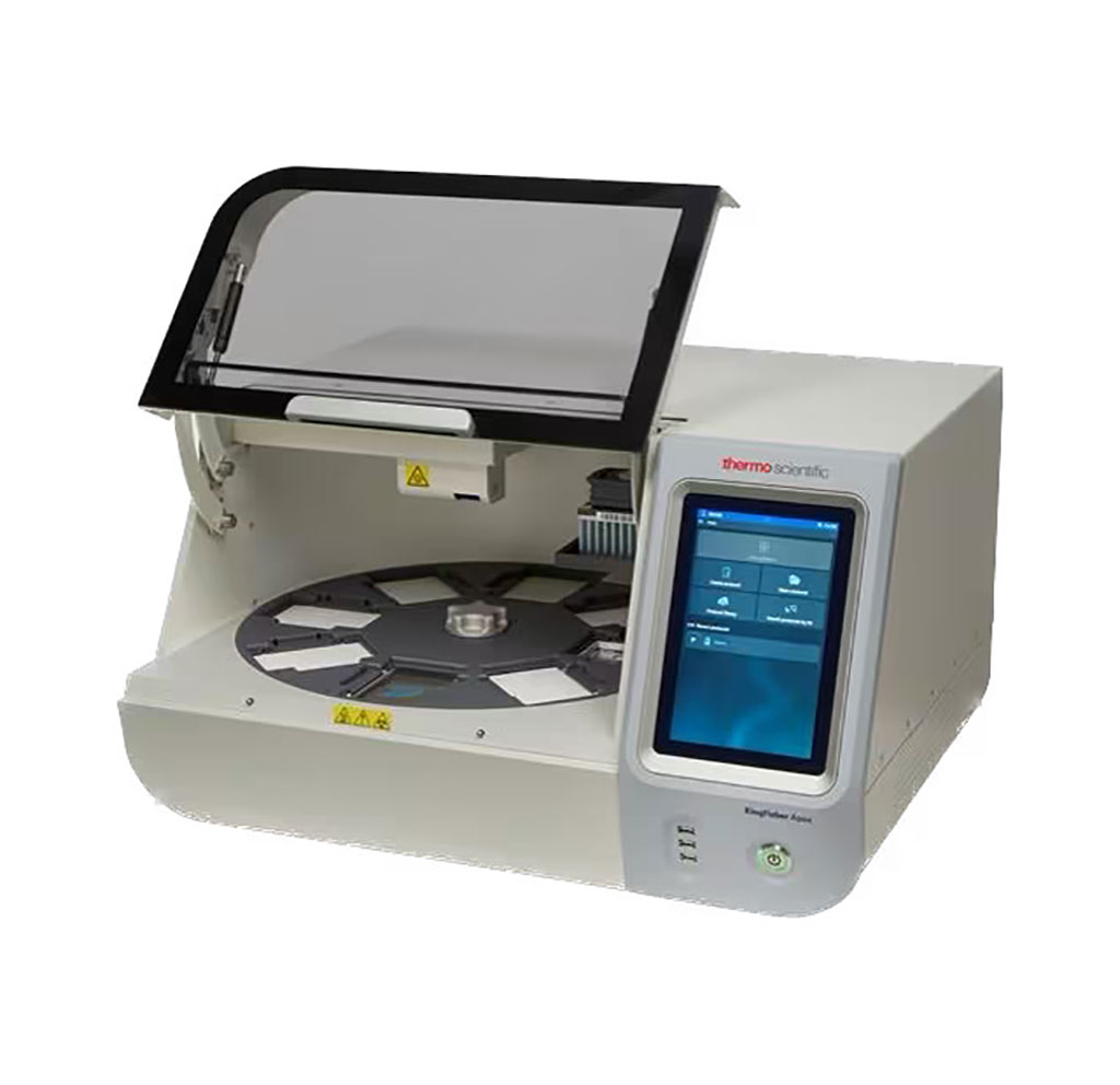 Imagen: El sistema KingFisher Apex representa el pináculo de la purificación automatizada para ADN, ARN, proteínas y células (Fotografía cortesía de Thermo Fisher)