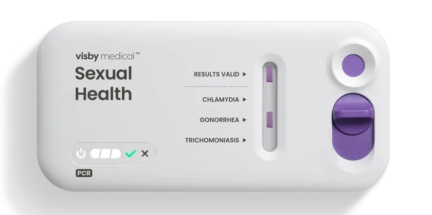 Mago: Visby Medical actualmente ofrece una prueba de salud sexual de segunda generación para las tres ITS más comunes en mujeres (Fotografía cortesía de Visby)