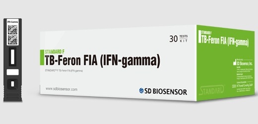 Imagen: la prueba TB-Feron en el POC detecta una infección de tuberculosis latente en 15 minutos (fotografía cortesía de SD Biosensor)