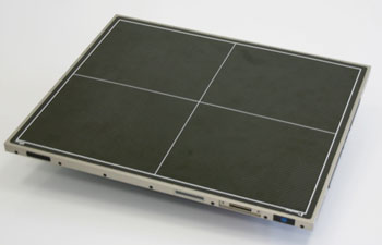 Imagen: El detector de pantalla plana inalámbrico XRpad 4336 (Fotografía cortesía de Perkin Elmer).