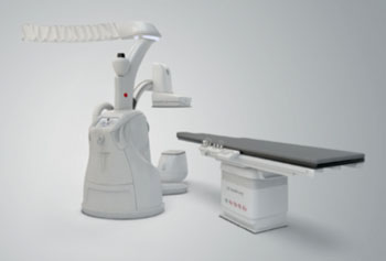 Imagen: El sistema móvil de angiografia Discovery IGS 740 (Fotografía cortesía de GE Healthcare).