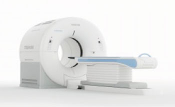 Imágenes: El sistema Celesteion CT, que presenta un cilindro extremadamente largo y un campo de visión extremadamente amplio, lo cual permite optimizar las imágenes de TEP/TC (Fotografía cortesía de Toshiba Medical Systems).