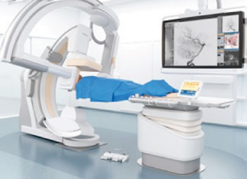 Imagen: El sistema de rayos x intervencionista NeuroSuite (Fotografía cortesía de Philips Healthcare).