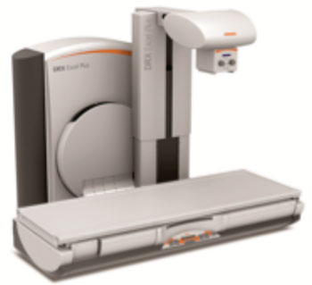 Imagen: El sistema de imágenes de fluoroscopia DRX-Excel Plus (Fotografía cortesía de Carestream Health).