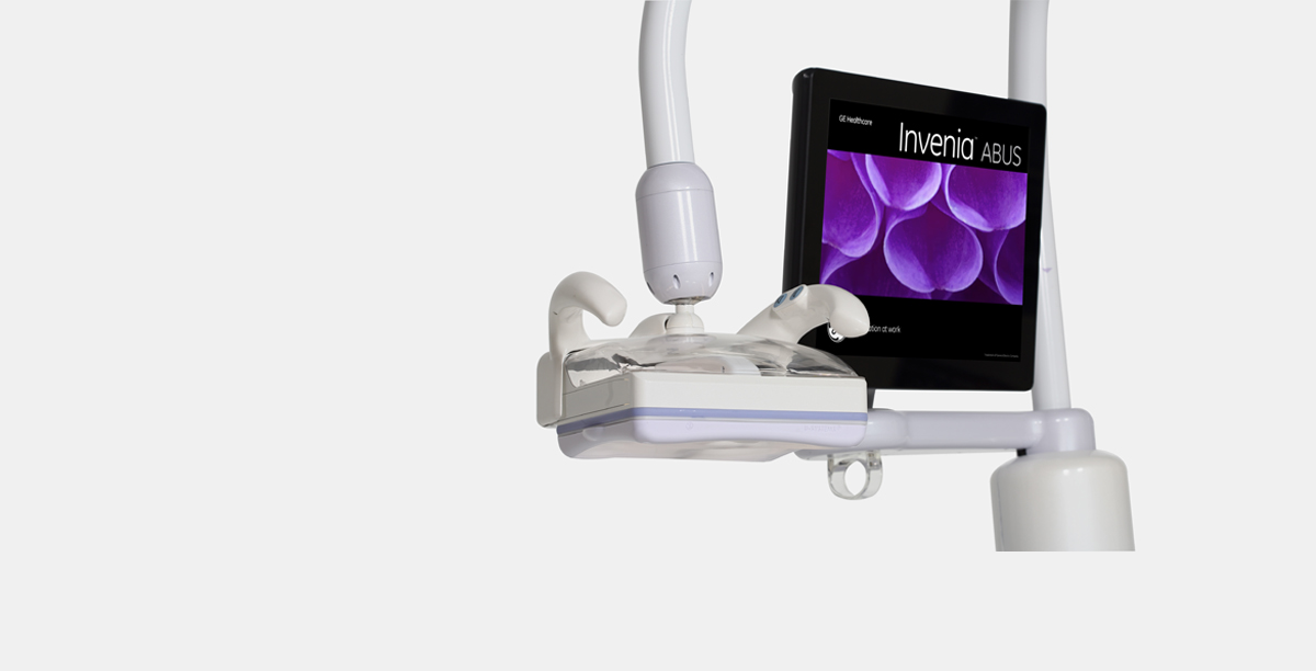 Imagen: El sistema Invenia llamado para el ultrasonido Automatizado de Mama (ABUS) (Fotografía cortesía de GE Healthcare).