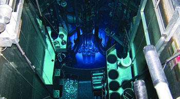 Imagen: El reactor para investigación de la Universidad de Missouri (MIRR) (Fotografía cortesía de la Universidad de Missouri).