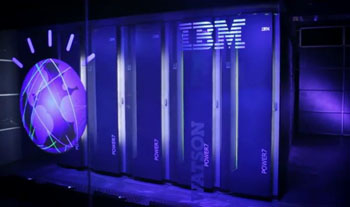 Imagen: El superordenador IBM Watson (Fotografía cortesía de IBM).