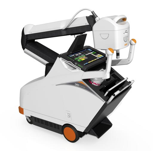 Imagen: El sistema de rayos X móvil, DRX-Revolution Nano (Fotografía cortesía de Carestream Health).