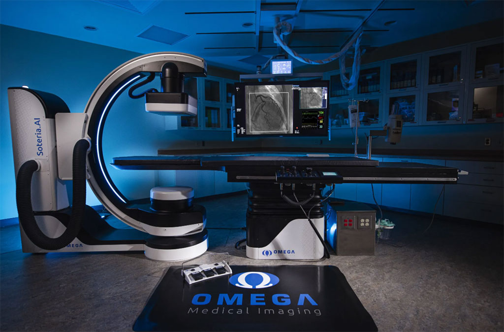 Imagen: El primer sistema de rayos X para cardiología habilitado para IA aprobado por la FDA (Fotografía cortesía de Omega Medical)