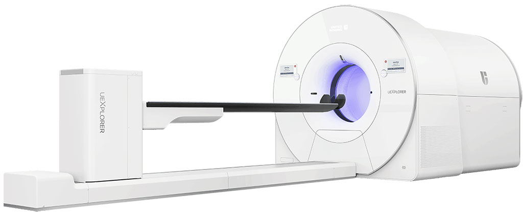 Imagen: El PET/CT digital de ultra alta resolución uEXPLORER ofrece escaneo dinámico de cuerpo completo (Fotografía cortesía de UIH)