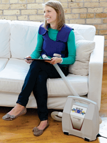 Image: The SmartVest SQL HFCWO system (Photo courtesy of Electromed).