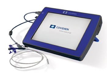 Image: The Covidien Kangaroo IRIS monitor and feeding tube (Photo courtesy of Covidien).
