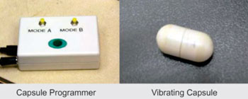 Image: Vibrant capsule and base unit programmer (Photo courtesy of Vibrant).