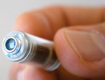 Image: The Check-Cap prepless disposable colon endoscopy capsule (Photo courtesy of Check-Cap).