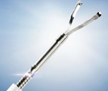 Image: The QuickClip Pro hemostasis clip (Photo courtesy of Olympus Medical Systems).